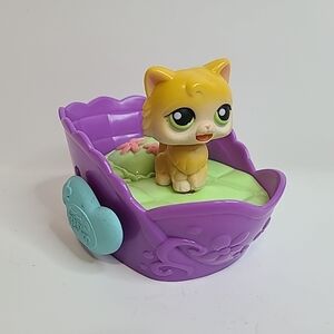 Littlest Pet Shop Magic Motion Rare First Generation With Bed - Not Tested
